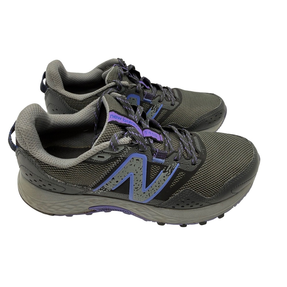 Newβ Balance T410 Trail Running Shoes Womens 9 Grey Purple Excellent All Terrain